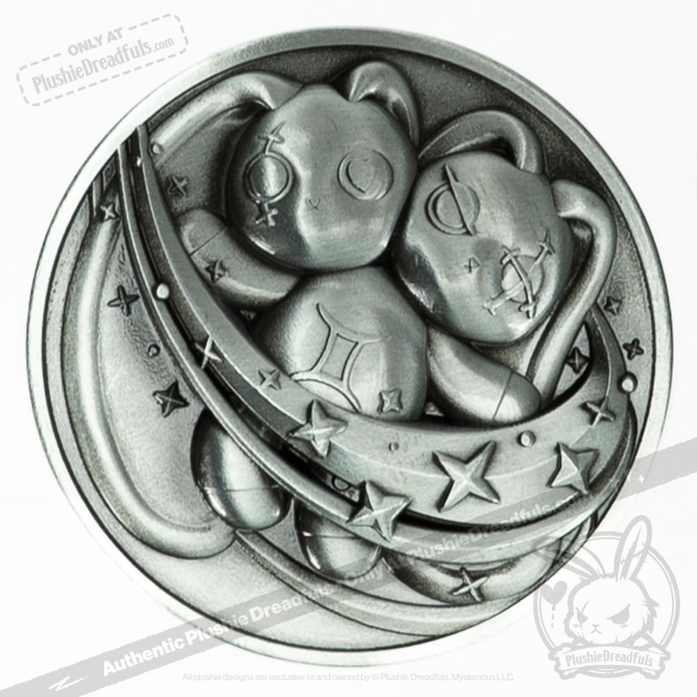Plushie Dreadfuls Collectible Zodiac Rabbit Coin - Cute Animal-Themed Coin for Collectors, Gifts & Home Decor | Perfect for Chinese New Year, Birthday Presents & Coin Collections