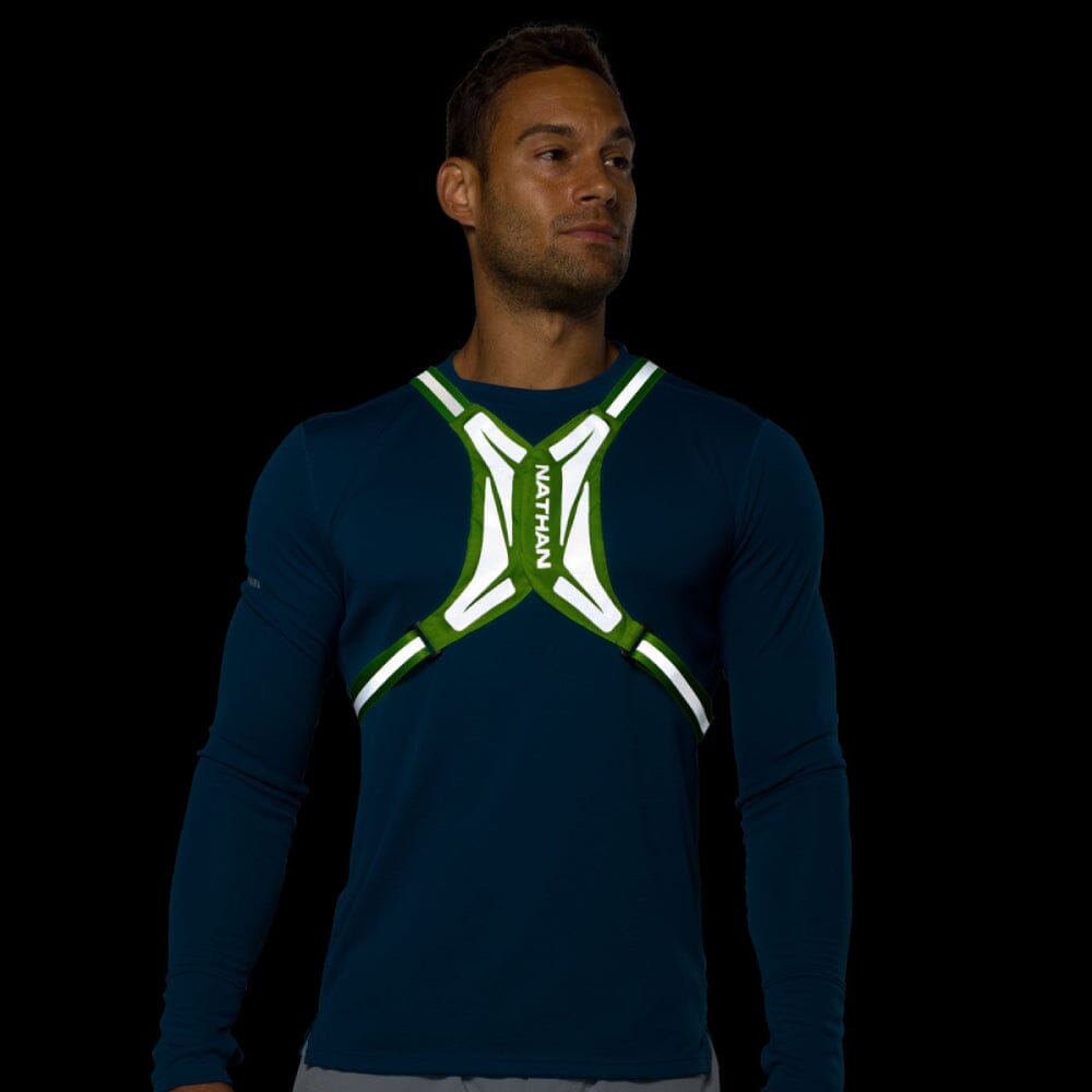 Nathan Hypernight Reflective Vest Lite - High Visibility Safety Running Vest for Night Jogging, Cycling & Outdoor Activities | Lightweight & Breathable for Men & Women