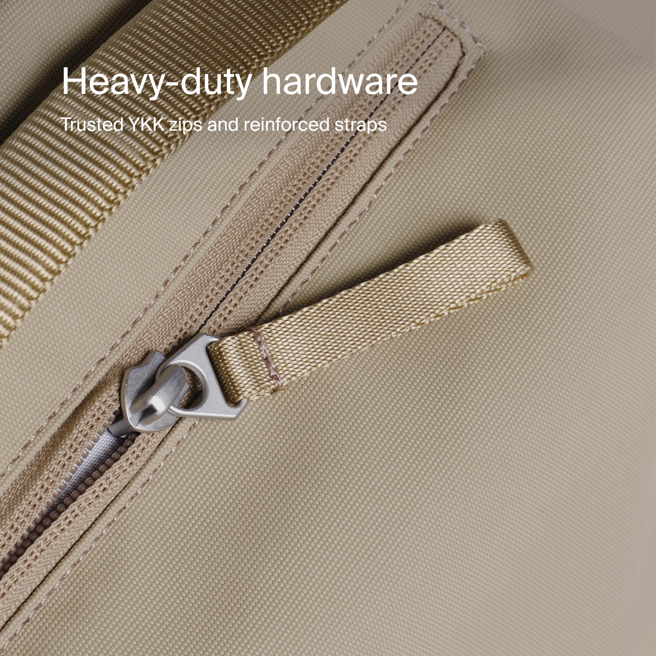 Urth Arkose 20L Weatherproof Recycled Backpack – 15” Laptop Bag for Men & Women, Durable Travel Daypack for Hiking, Commuting & Work (Beige)