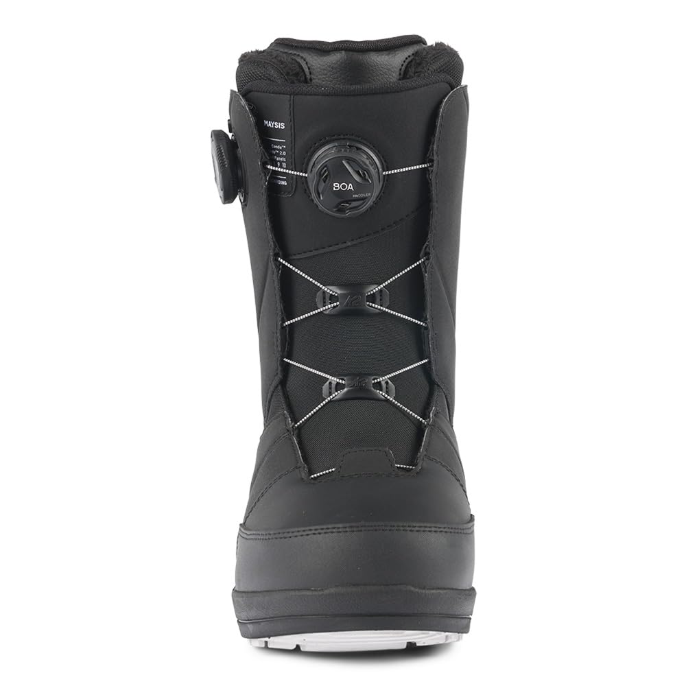 K2 Maysis Men's Snowboard Boots - Black, Size 9.5 | Comfortable & Durable Snowboarding Boots for All-Mountain Riding & Freestyle Performance