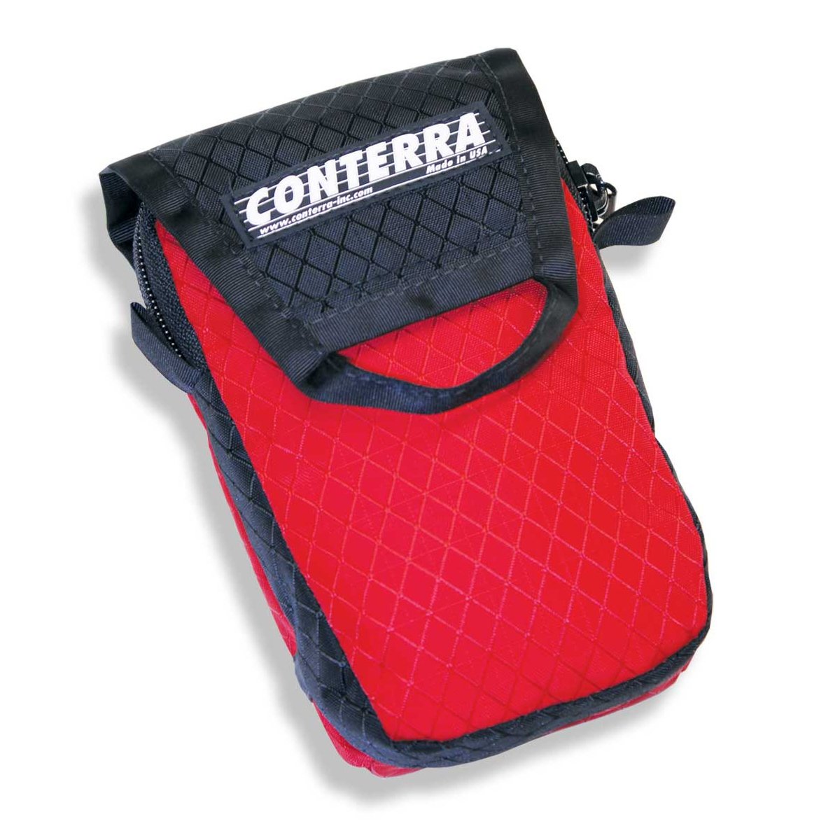 Conterra Rescuer's Pouch - Red EMT First Aid Pouch for Emergency Medical Supplies | Compact & Durable First Responder Gear for EMS, Firefighters & Outdoor Adventures