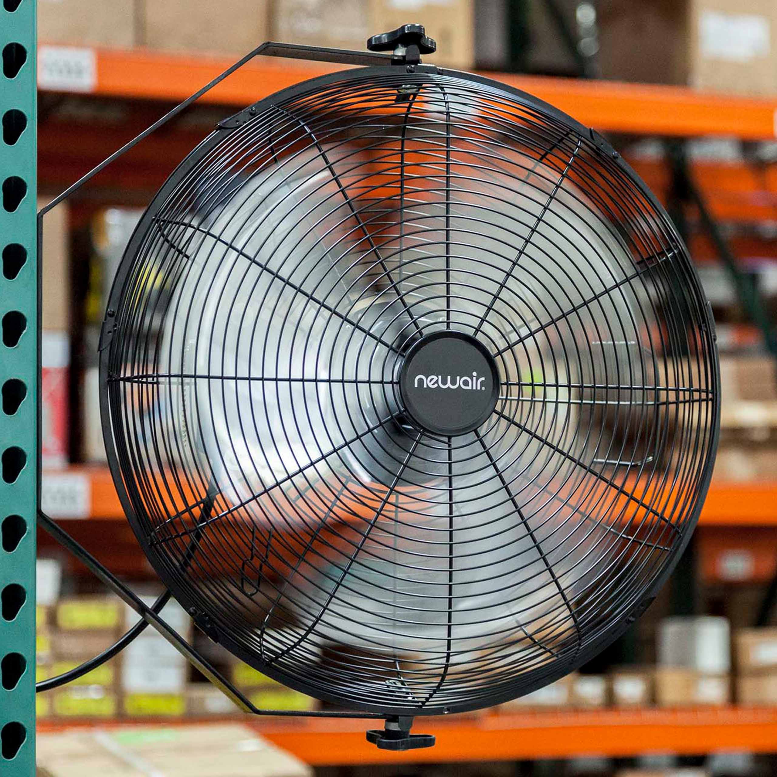 Newair® 18 Inch Wall Mounted Fan - Quiet Oscillating Cooling Fan for Home, Office & Bedroom - Perfect for Small Spaces & Indoor Air Circulation