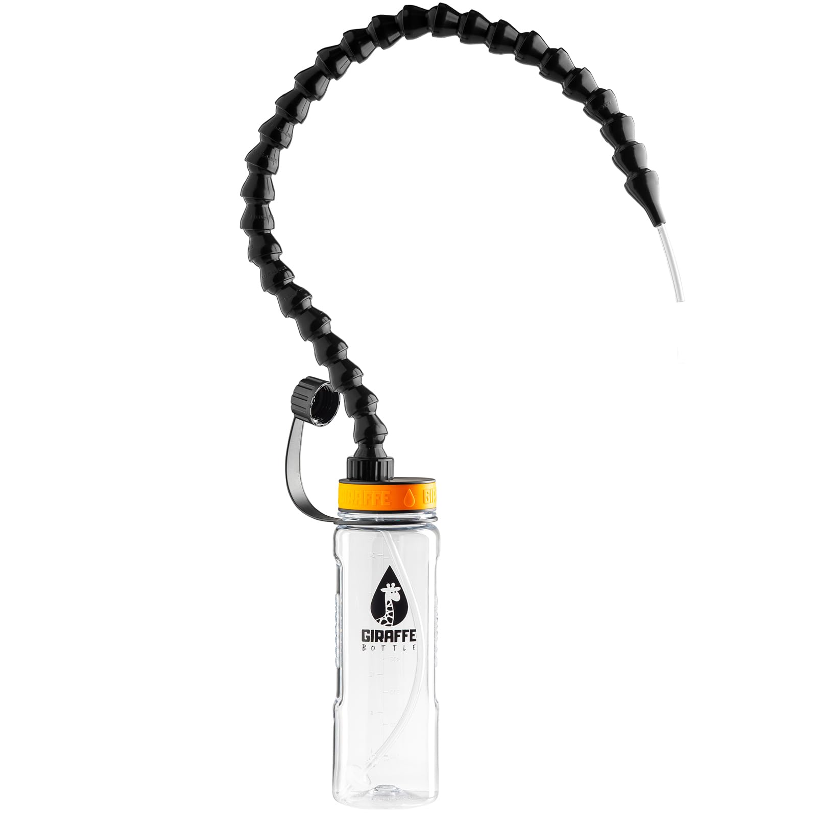 **Hands-Free Giraffe Bottle Tower - 25 Inch (63 cm) Clear Tritan Water Bottle for Outdoor Sports, Hiking, Camping & Workouts**