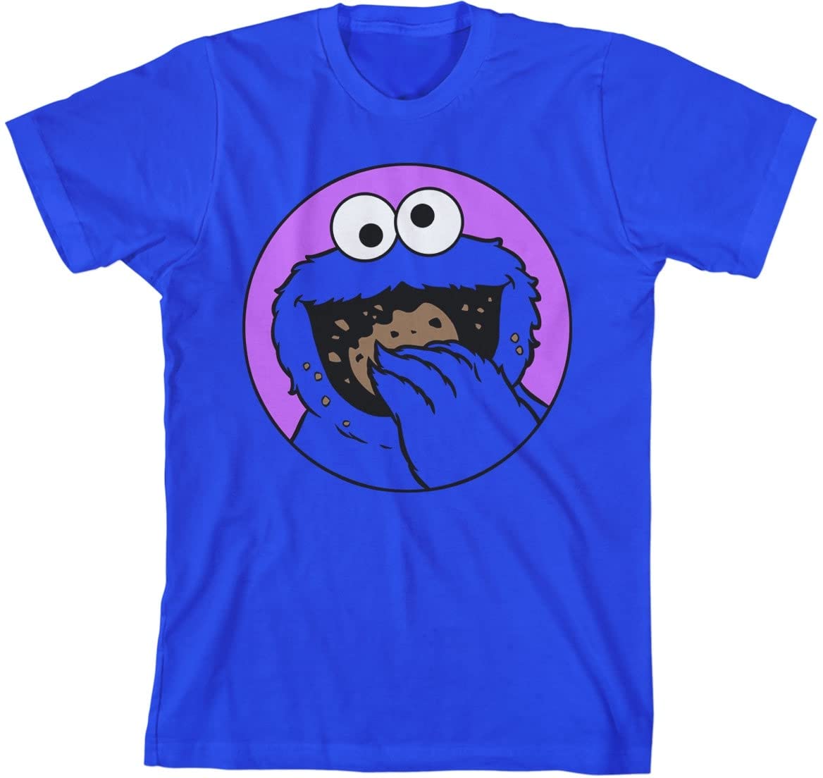Sesame Street Cookie Monster Boys Short-Sleeve Graphic T-Shirt - Cute Cartoon Character Tee for Kids & Toddlers - Perfect for Birthday Parties, School & Everyday Play