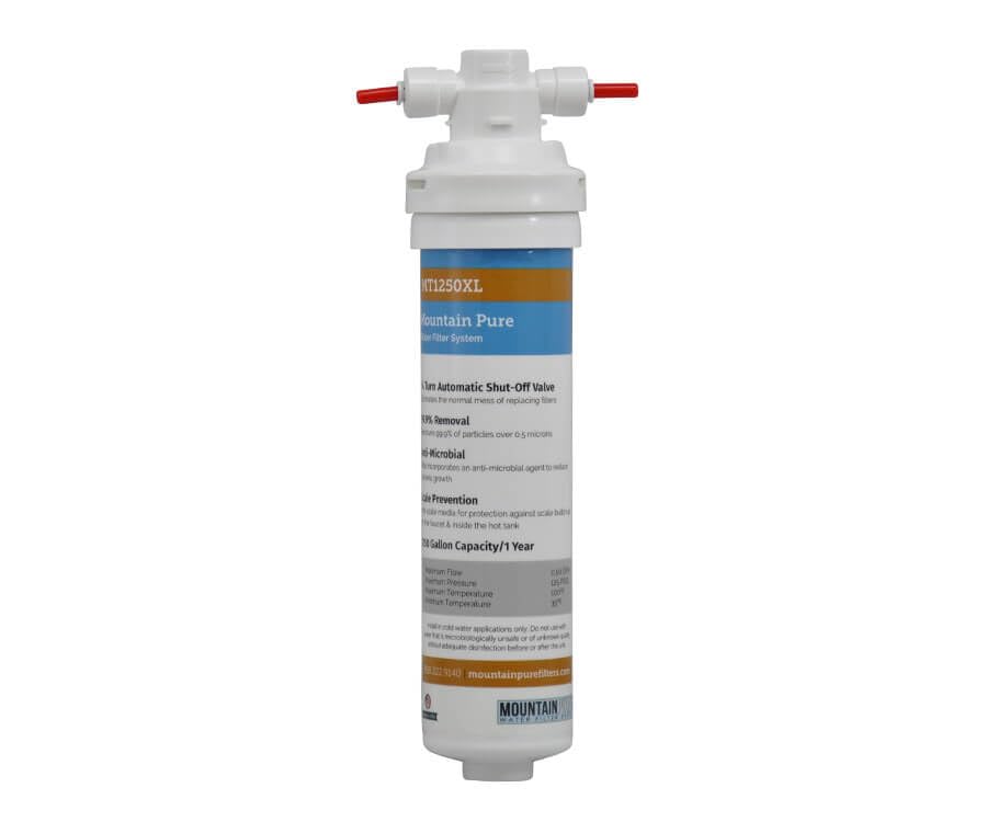 Mountain Pure Point-of-Use Carbon Water Filtration System - Under Sink Water Filter for Clean Drinking Water - Perfect for Home, Office, and RV Use