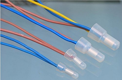 Rextin 1000pcs Closed End Wire Crimp Connectors - Insulated Crimp Terminals for Electrical Wiring (1000-Piece Set) - Perfect for Automotive, Marine, and DIY Electrical Projects
