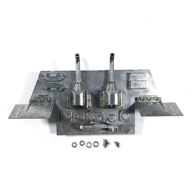 1/16 Mato Spare Part Metal Chassis Rear Panel Mudguard for German King Tiger RTR Tank - RC Model Tank Accessory Replacement | Battle Simulation & Collectible Display
