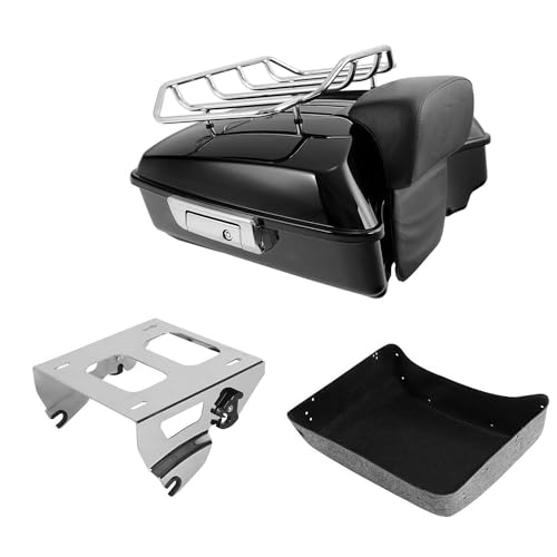 Chrome Solo Mount Rack Tour Pack Set Style #13