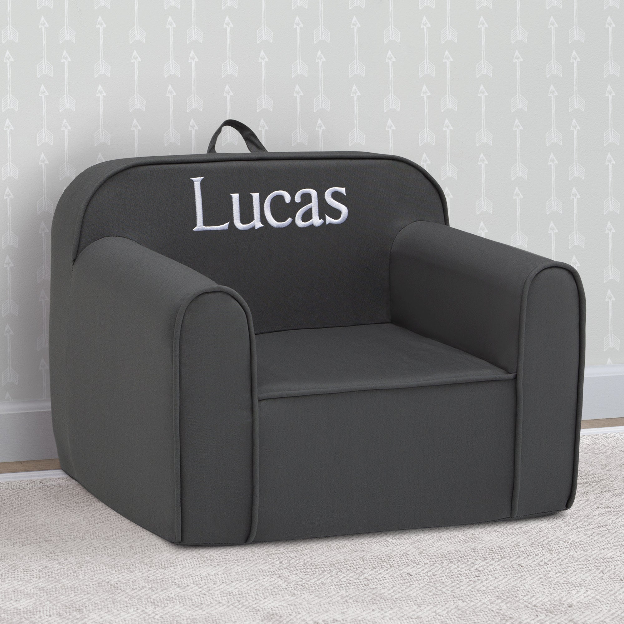Personalized Cozee Chair for Kids - Custom Name & Design, Soft & Comfortable Toddler Chair - Perfect for Reading, Playtime & Relaxation at Home