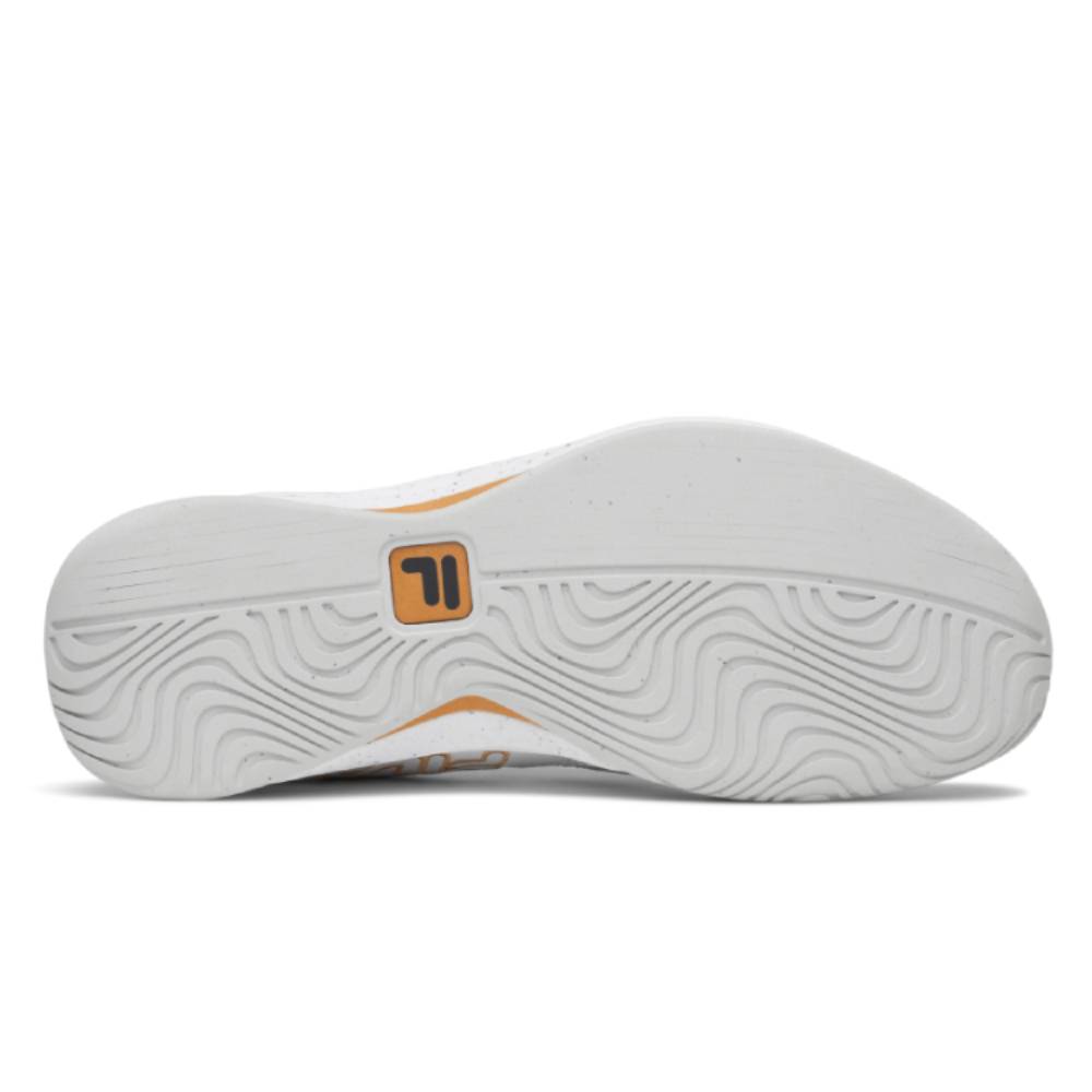 Fila Mondo Forza Women's Tennis Shoes - White & Gray Athletic Sneakers for Women | Perfect for Court Play, Casual Wear & Gym Workouts