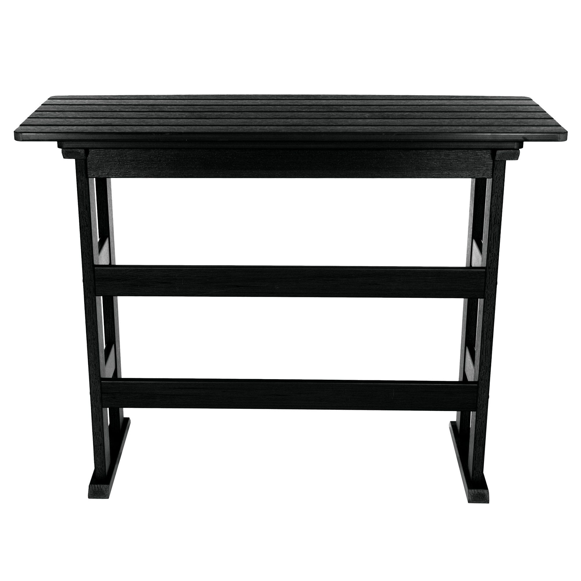 Refurbished Lehigh Bar Height Balcony Table - Outdoor Bistro Set for Patio, Deck & Small Spaces - Perfect for Coffee, Dining & Relaxing