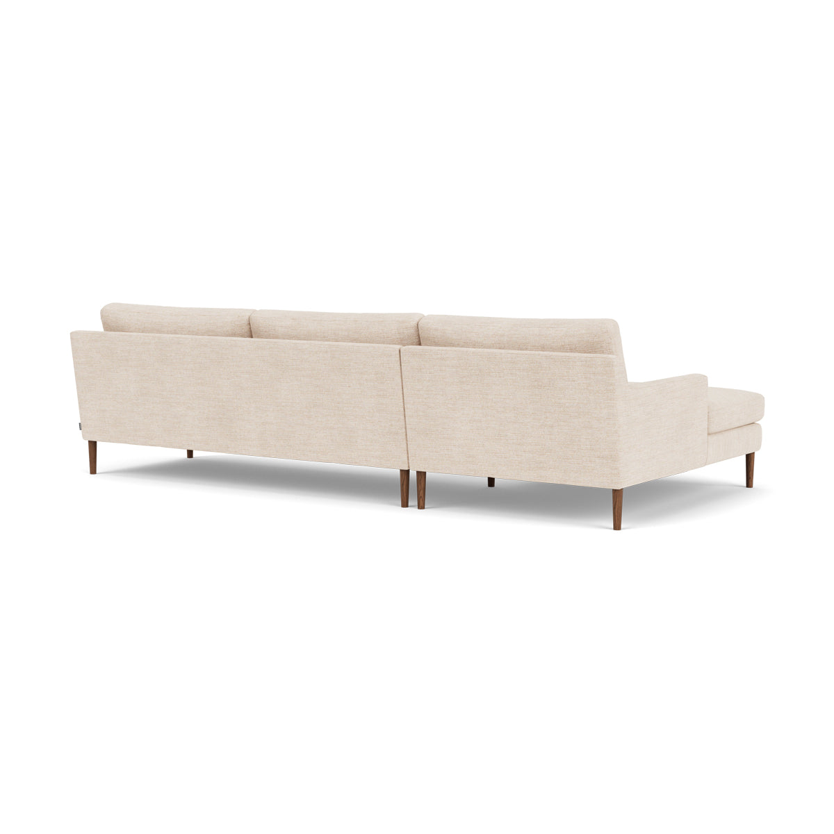 Astha Fabric Left Chaise Sofa - Modern L-Shaped Sectional Couch with Reversible Design for Living Room, Lounge & Home Theater Comfort