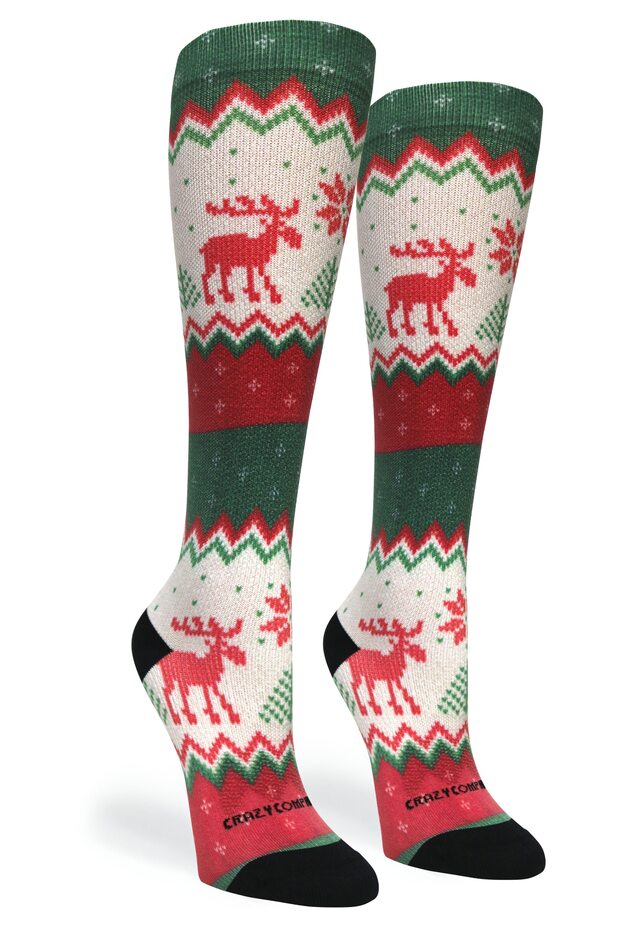 Festive Needlepoint Christmas Stockings - Standard & Extra Wide Sizes for Fireplace Mantel Decor, Holiday Gift Giving & Cozy Home Decor