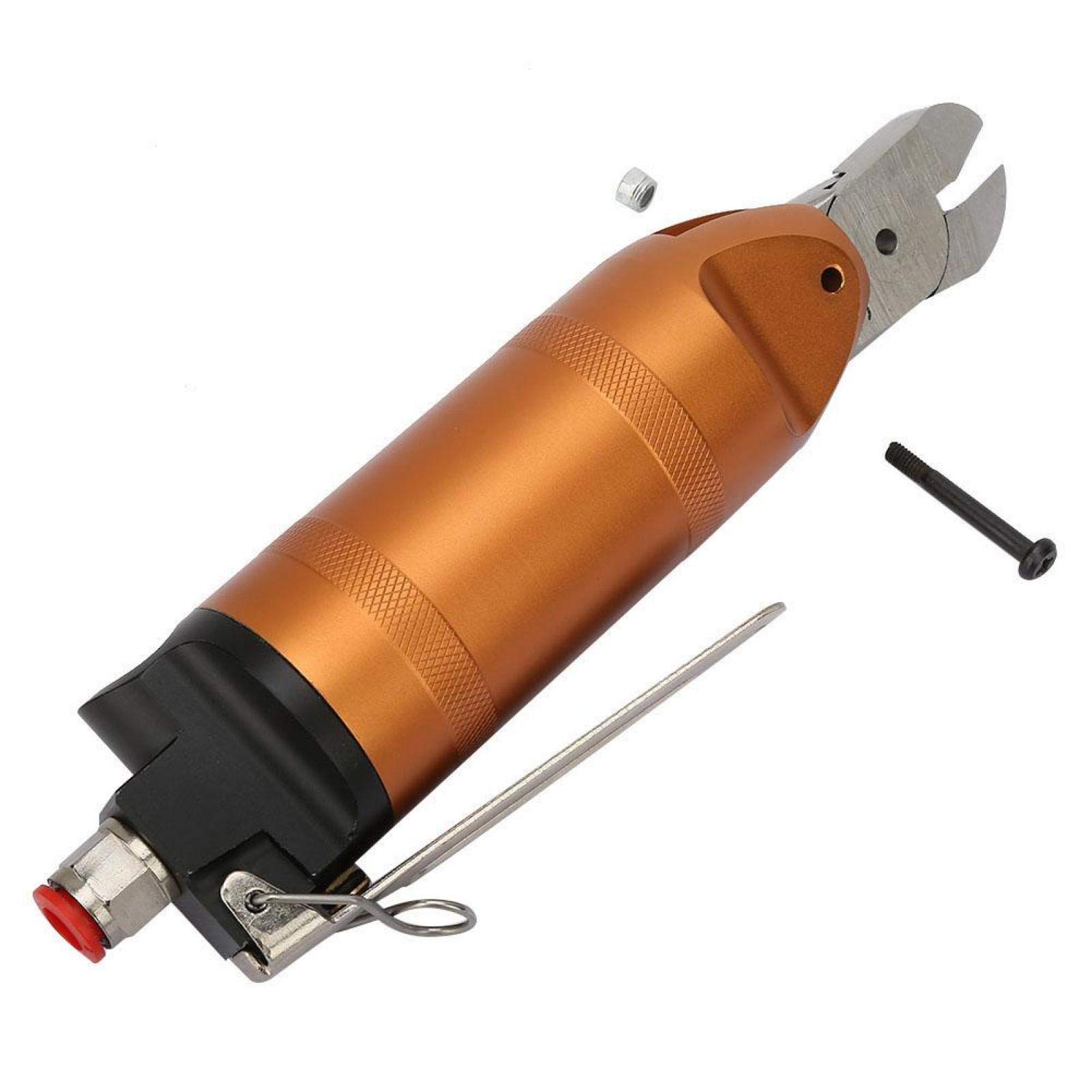 HS20-S5 Air Pneumatic Nipper - Professional Handheld Air Scissors for Cutting Plastic, Iron, Stainless Steel & Brass Wires | Ideal for Industrial Metalworking, HVAC Installation, and Automotive Repair