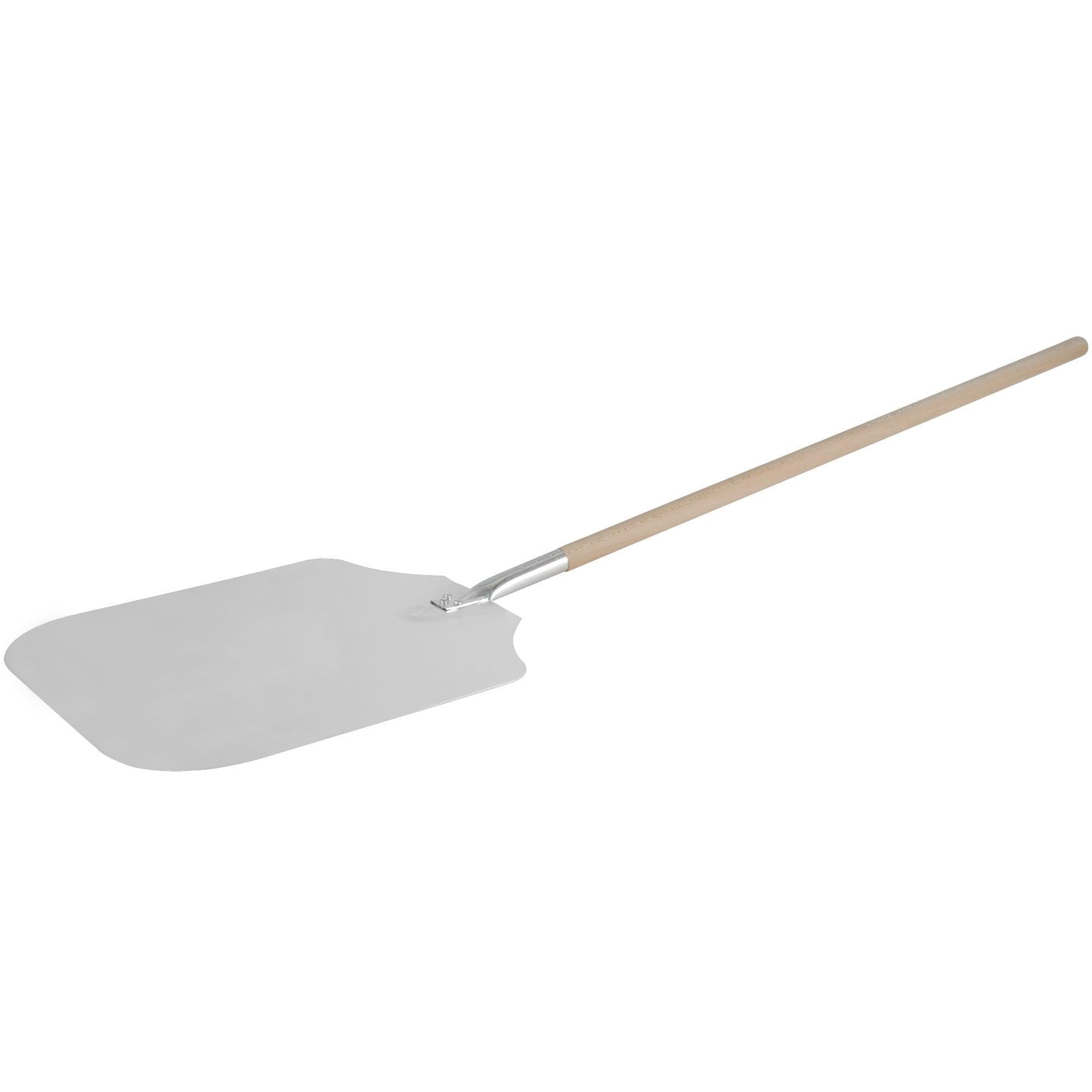 American Metalcraft 5616 16 x 18 Inch Aluminum Pizza Peel with 38 Inch Wooden Handle - Perfect for Home Baking, Restaurants & Outdoor Pizza Ovens
