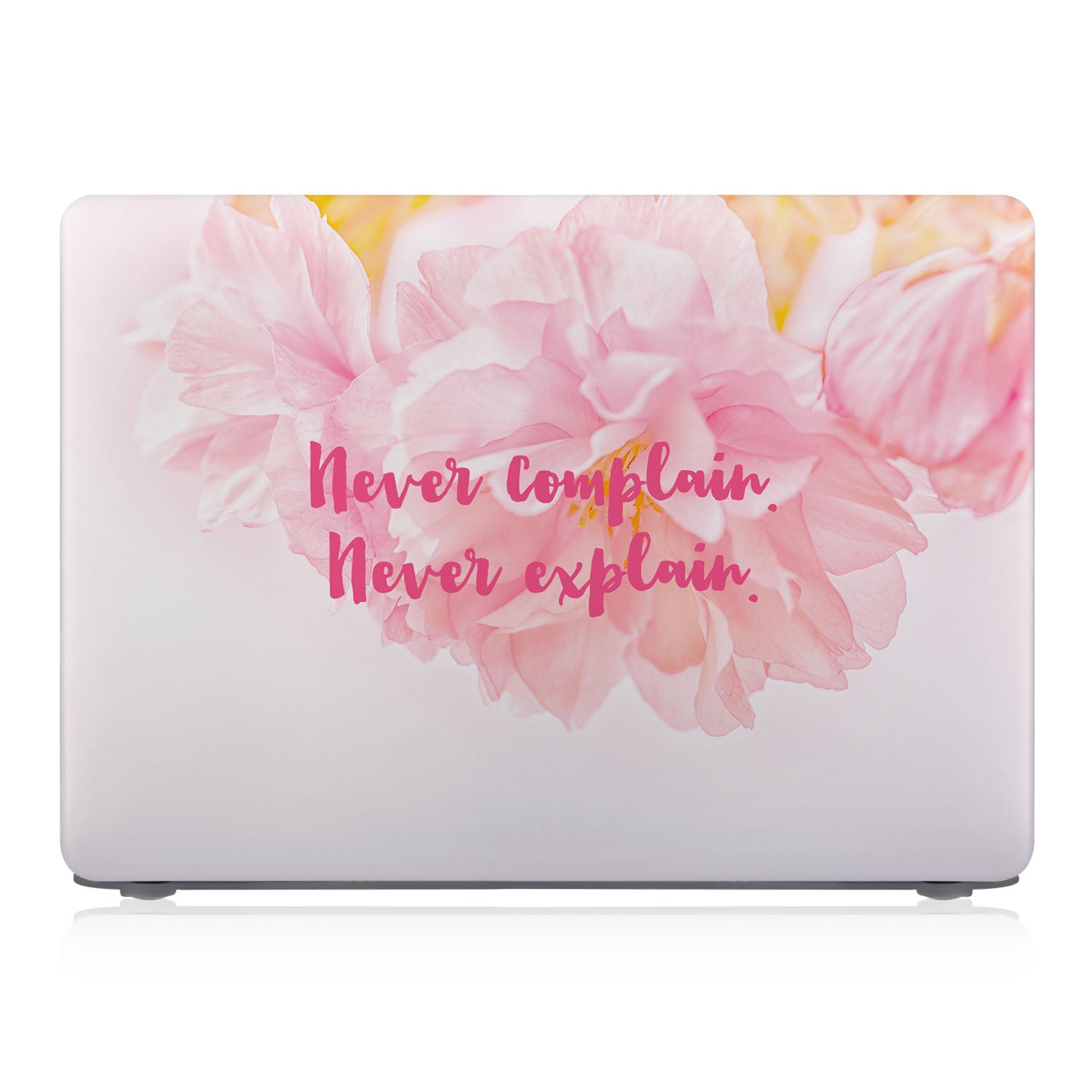 MacBook Case with Inspirational Quote - Never Complain Never Explain - Durable Protective Cover for MacBook Air/Pro - Perfect for Work, School & Travel