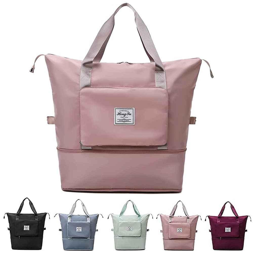 Foldable Wet/Dry Travel Bag - Waterproof Collapsible Handbag with Large Capacity for Camping, Beach & Gym | Knowledee Advorinetion Travel Accessories