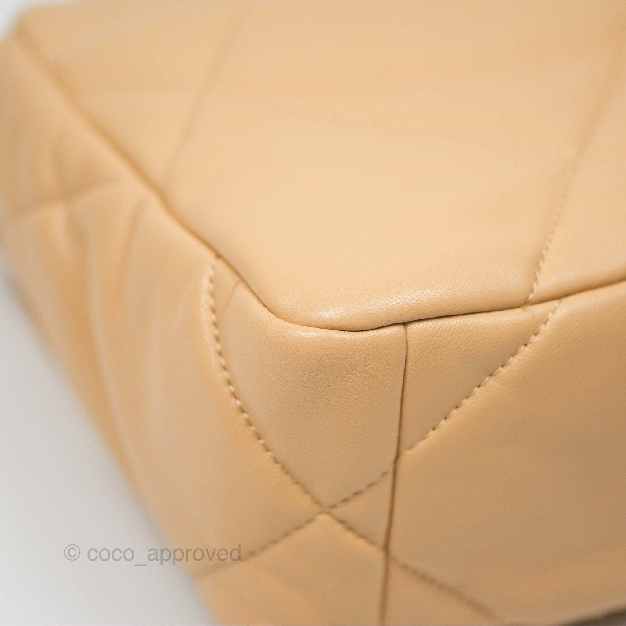 Chanel 19 Small Beige Handbag with Mixed Hardware - 22C Collection | Luxury Crossbody Bag for Women, Perfect for Date Night & Special Occasions