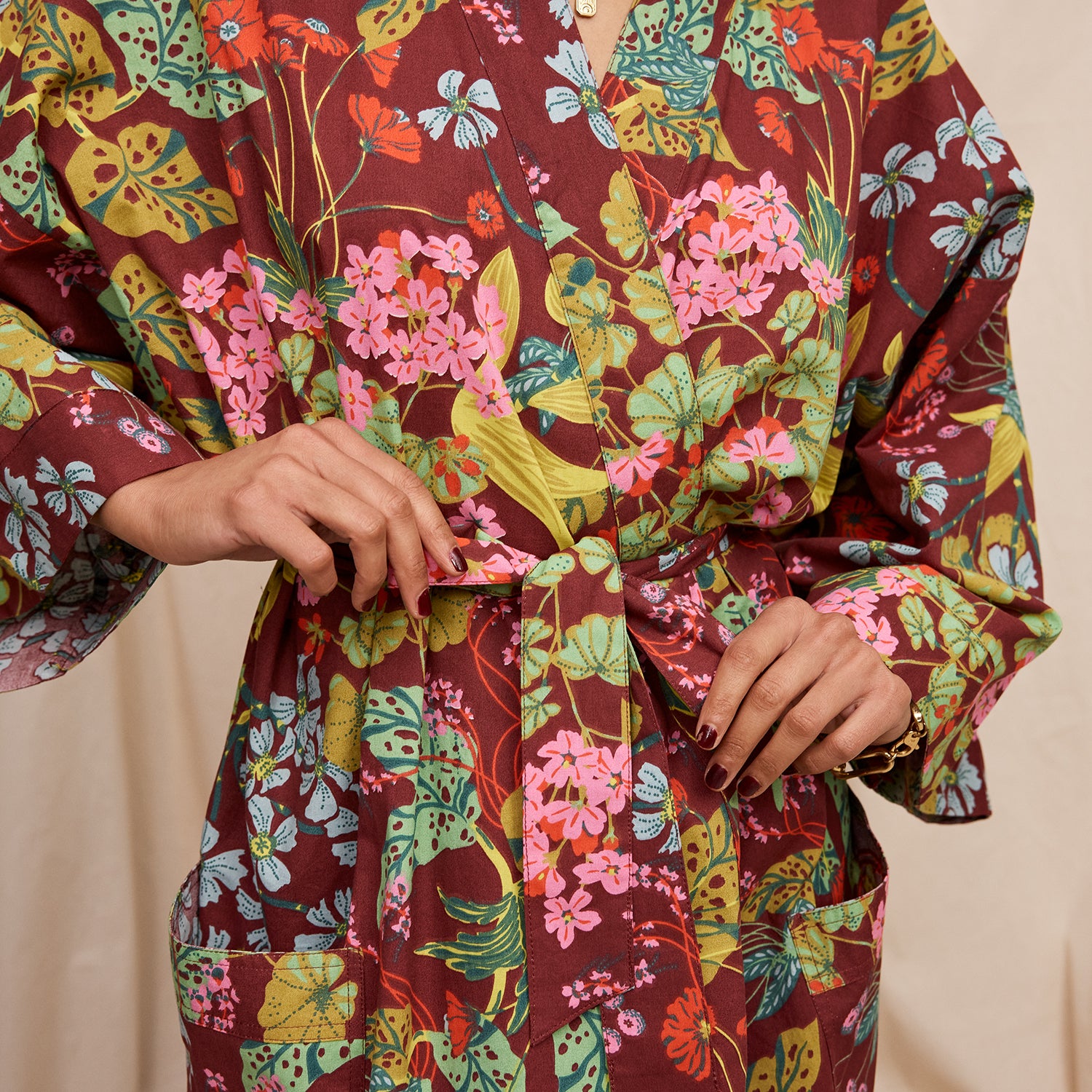 Luxury Genevieve Cotton Bath Robe for Women - Soft & Absorbent Spa Robe - Perfect for Relaxation, Home Spa & Hotel Use