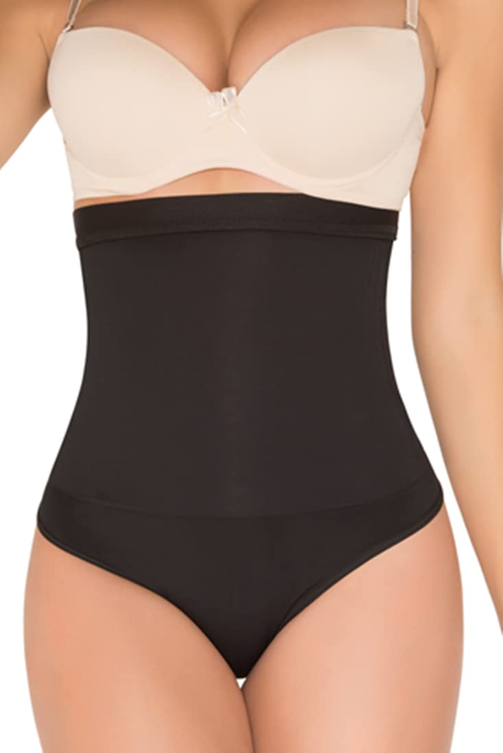 Best Shapewear for Women - High Waisted Thong Fajas Colombianas Reductoras - Tummy Control & Body Shaper - USA Shipping - Perfect for Dresses, Workouts & Special Occasions