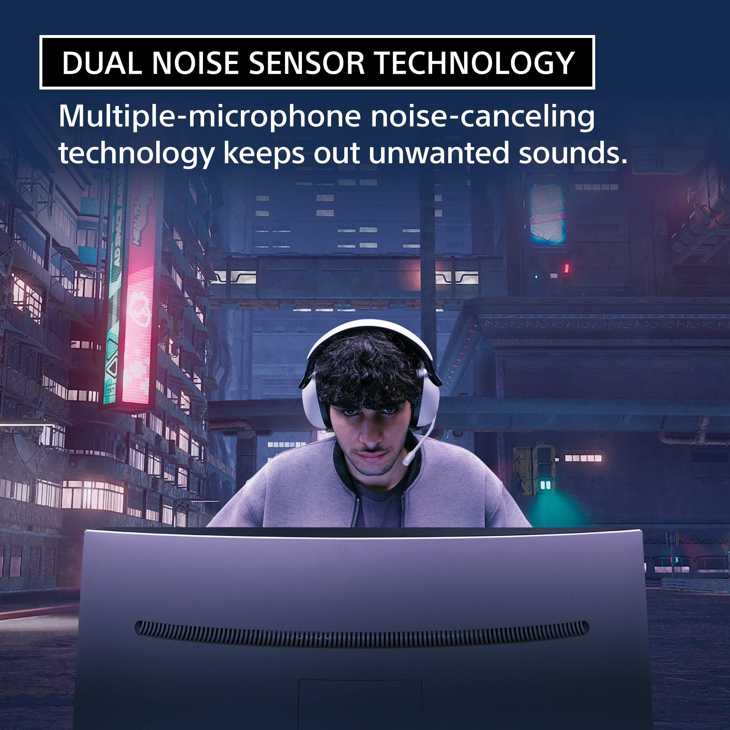 Sony INZONE H9 Wireless Gaming Headset with Active Noise Cancellation, Bluetooth 5.0, Built-in Mic, 360 Spatial Sound for PC & PS5 (WH-G900N) - White - Perfect for Competitive Gaming, Streaming and Immersive Playstation 5 Experiences