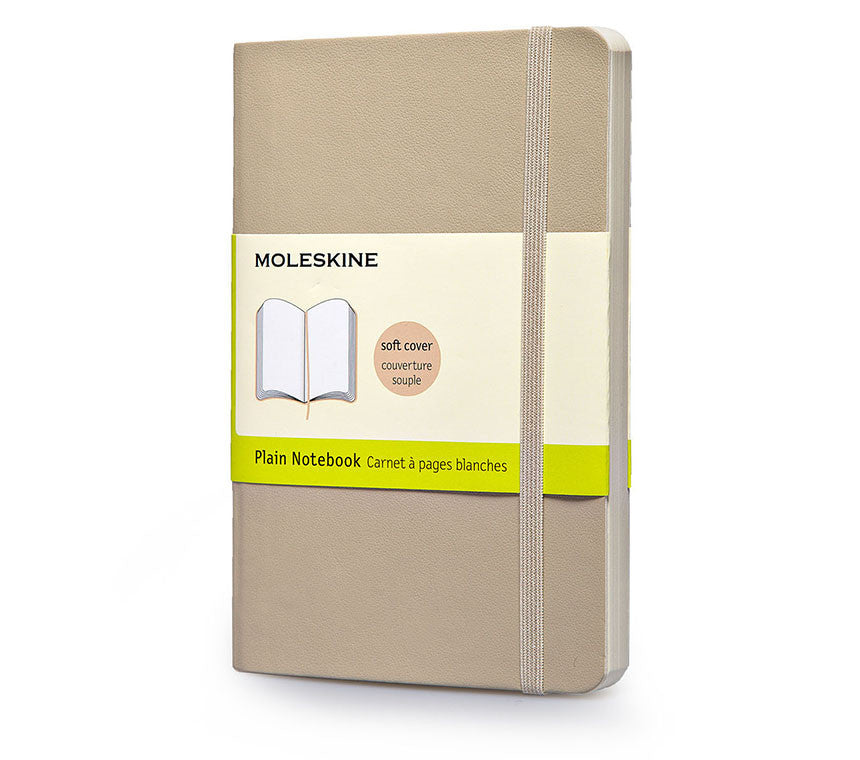 Premium Moleskine Large Colored Plain Notebook - 5.25