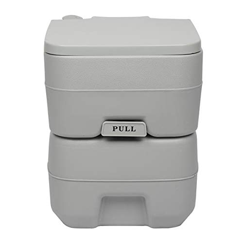 20L Portable Removable Flush Toilet for Camping & Hiking - Double Outlet Design | Perfect for RV, Outdoor Adventures & Emergency Preparedness