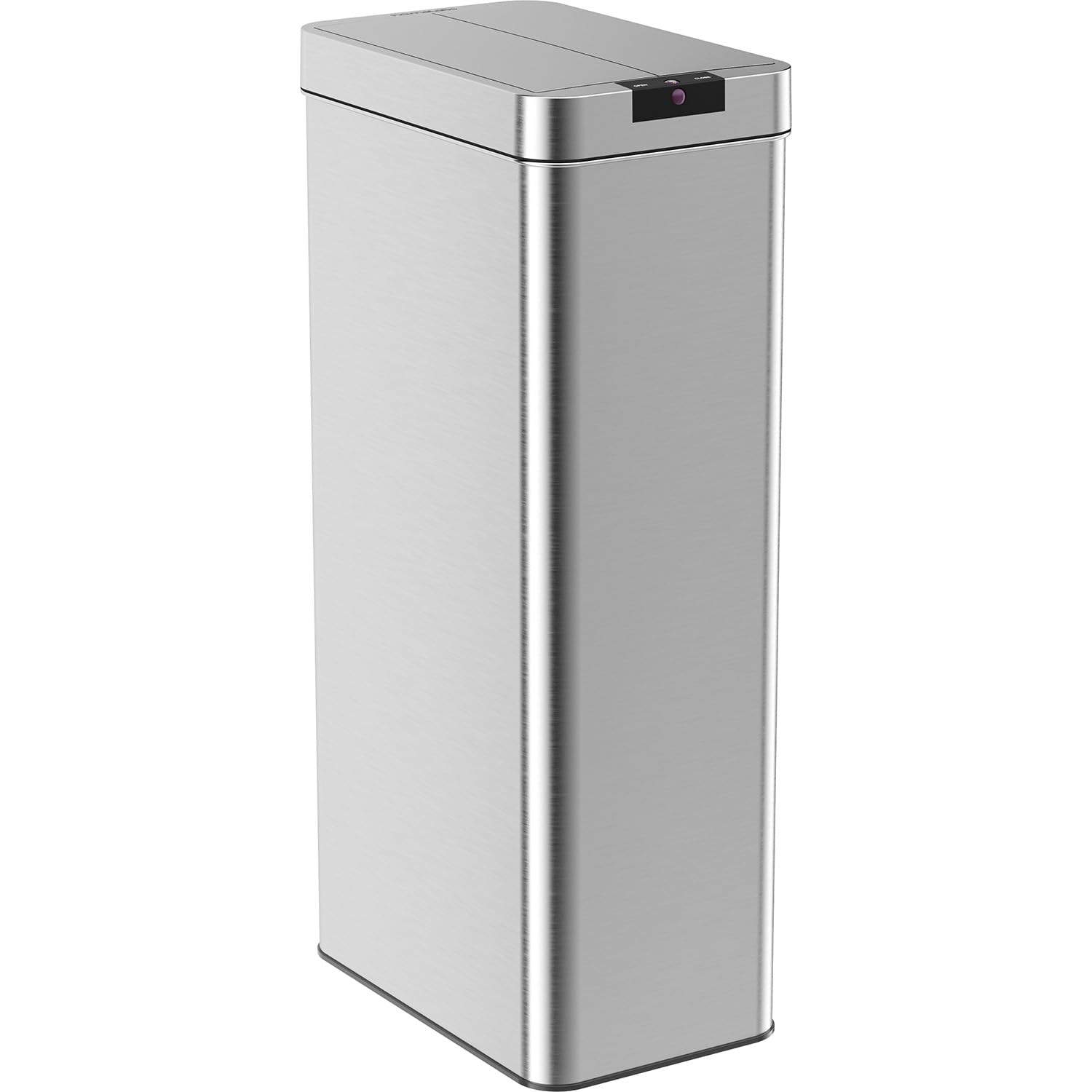 hOmeLabs 21 Gallon Automatic Trash Can for Kitchen - Stainless Steel Touchless Motion Sensor Garbage Bin with Infrared Technology & AC Adapter - Perfect for Modern Kitchens, Offices, and Restaurants