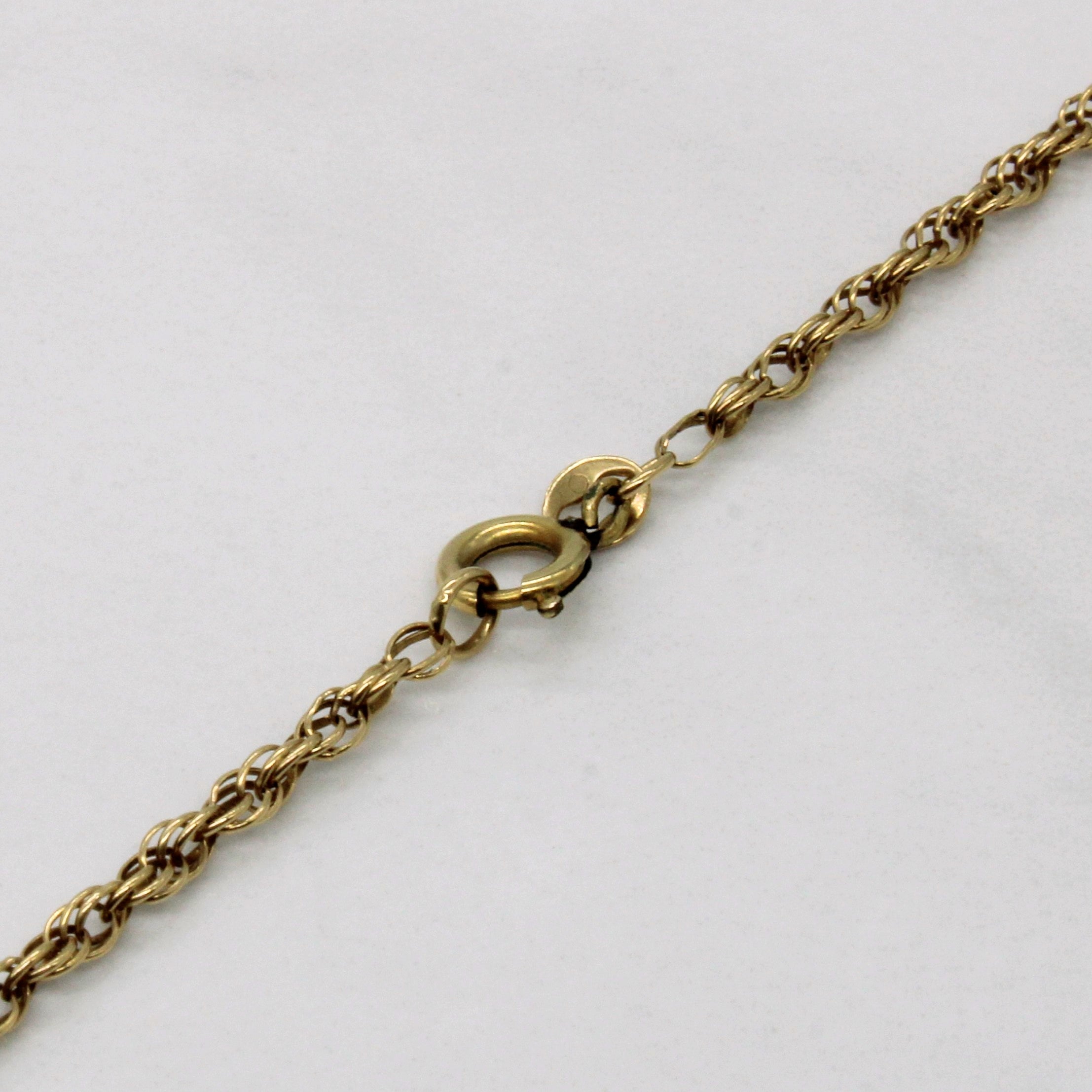 10K Yellow Gold Rope Chain Necklace for Women - 21 Inch Solid Gold Rope Chain Jewelry - Perfect for Everyday Wear, Gifts & Special Occasions