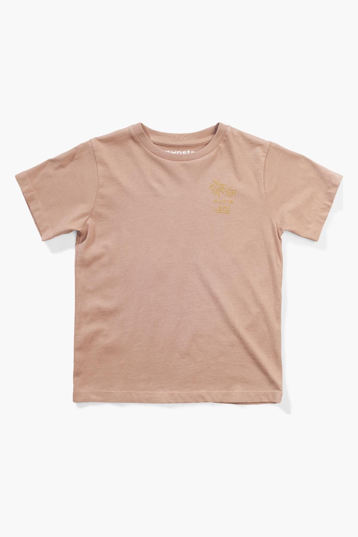 Boys T-Shirt | Munster Kids Sunset Fawn Graphic Tee | Soft Cotton Short Sleeve Shirt for Boys | Perfect for School, Playdates & Casual Outings
