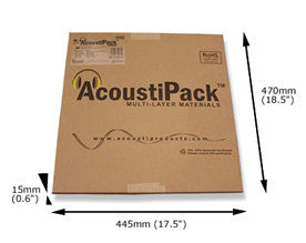 AcoustiPack EXTRA Soundproofing Sheet for PC - High-Performance Noise Reduction Material (Item #APEXTS) | Perfect for Home Office, Gaming Setups & Recording Studios