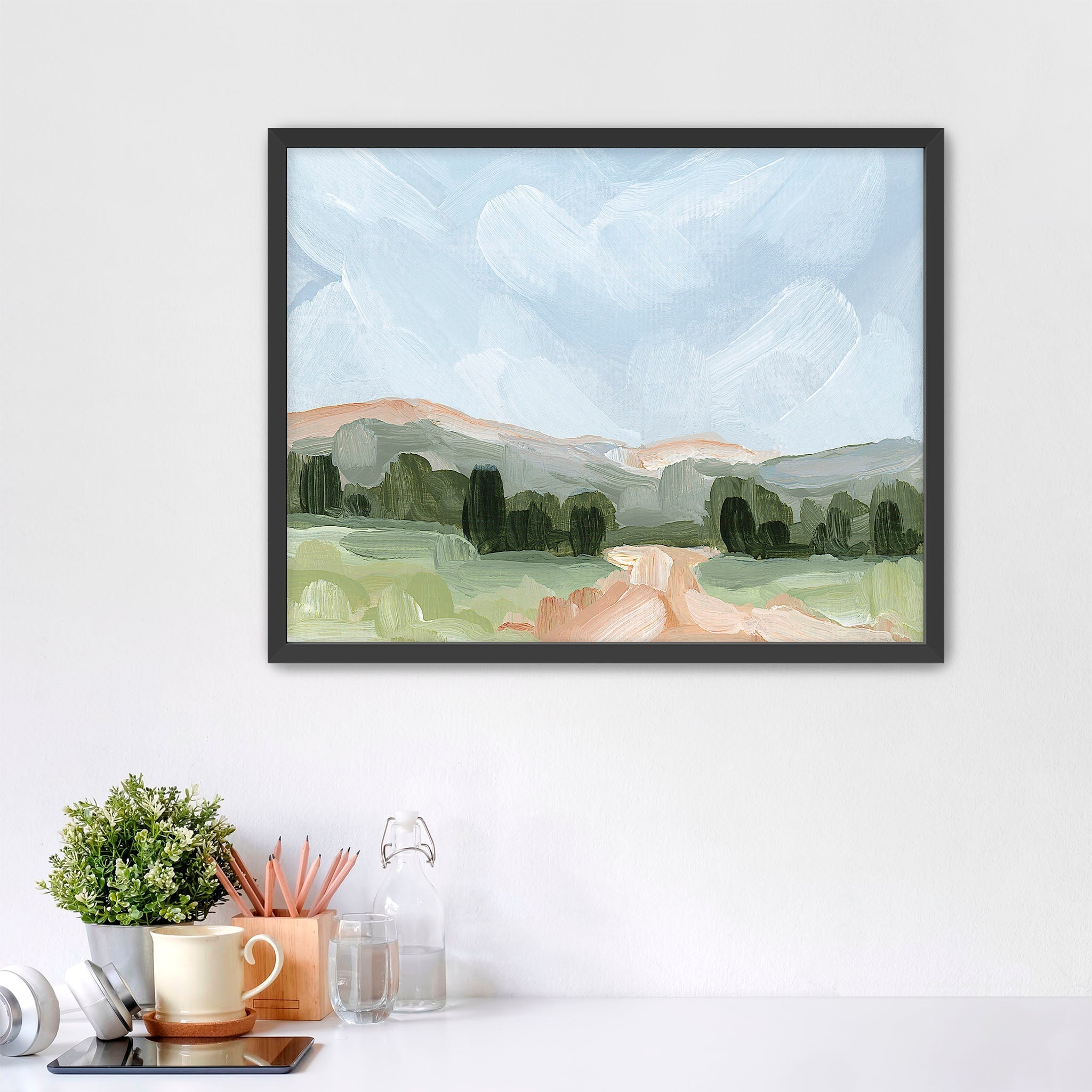 Almost Home Art Print - Beautiful Wall Decor for Living Room, Bedroom & Office - Perfect Gift for Housewarming, Wedding & Home Decor