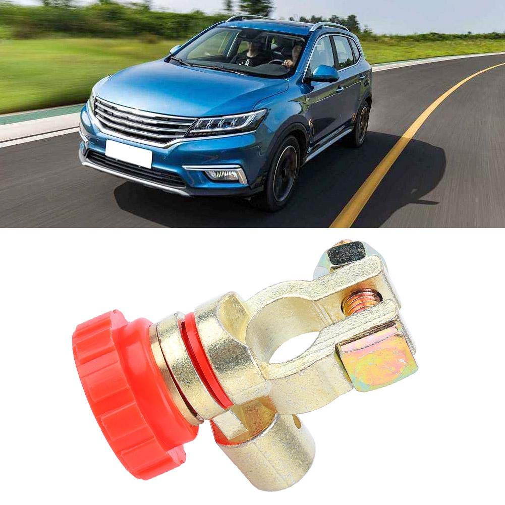 12V Car Battery Disconnect Switch - Heavy Duty Master Isolator with Terminal Link for Marine, RV, Truck & Off-Road Vehicles - Perfect for Winter Storage & Security Protection