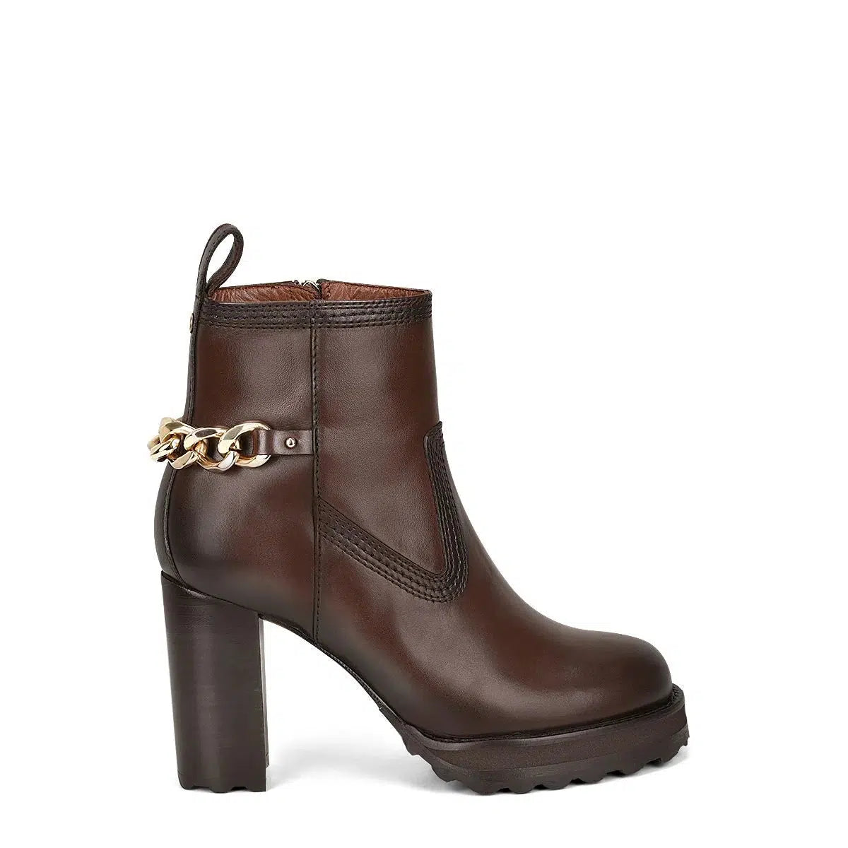 Franco Cuadra Women's Brown Casual Ankle Boots - 30CTSTS - Stylish & Comfortable for Everyday Wear, Office, and Outdoor Activities