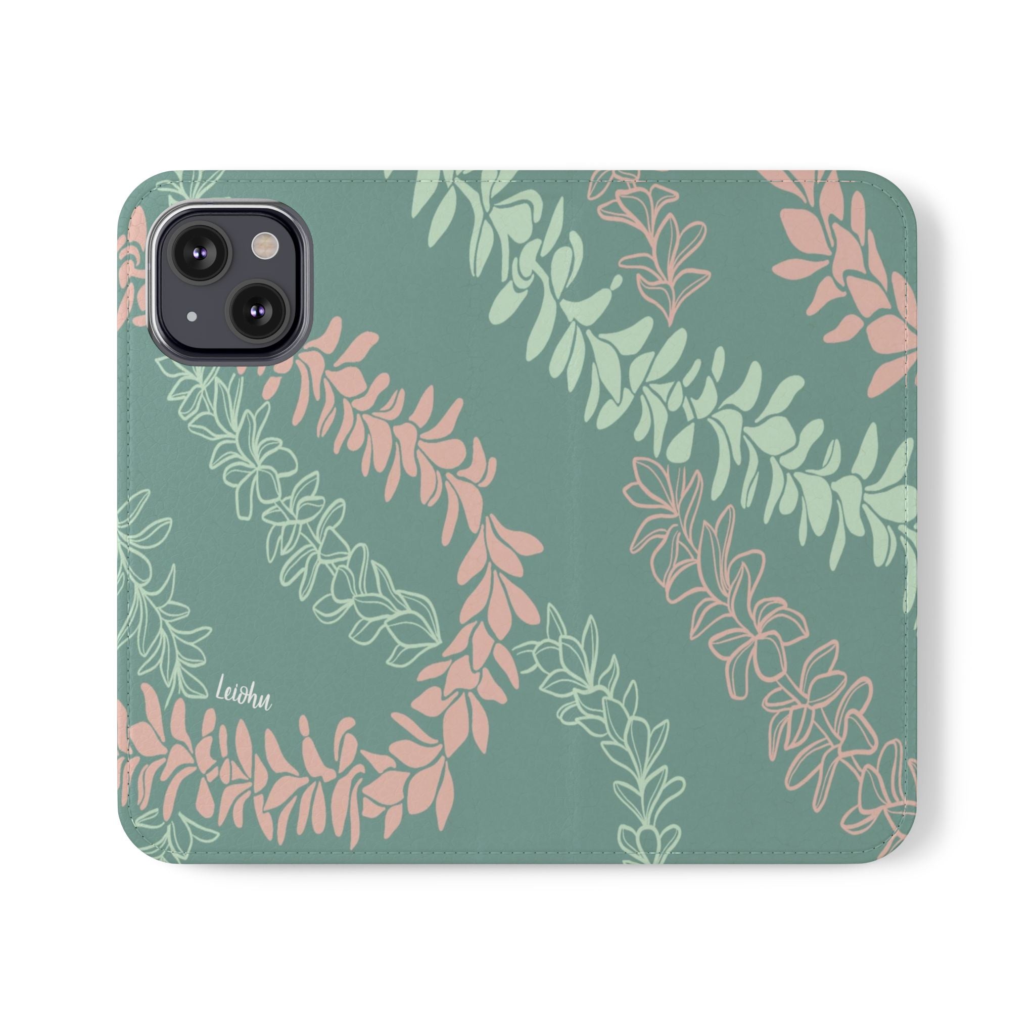 Groovy Pua Melia Folio Case for iPad - Premium PU Leather Protective Cover with Hand Strap, Stand Function & Card Slots - Perfect for Work, Travel & School
