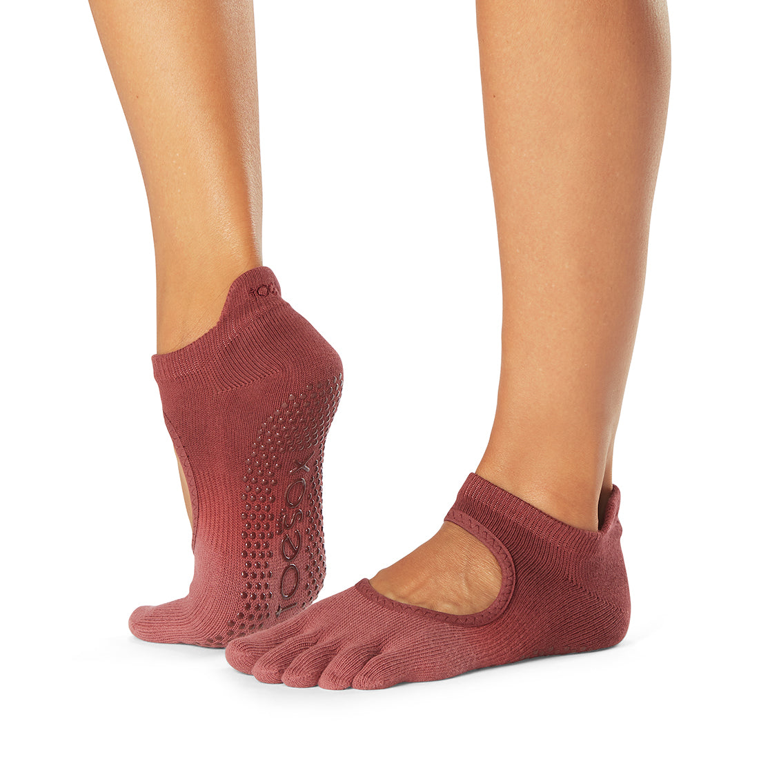 ToeSox Bellarina Grip Socks - Non-Slip Yoga Socks for Ballet, Pilates & Dance - Fall Collection 2023 - Perfect for Studio Workouts & Barre Classes