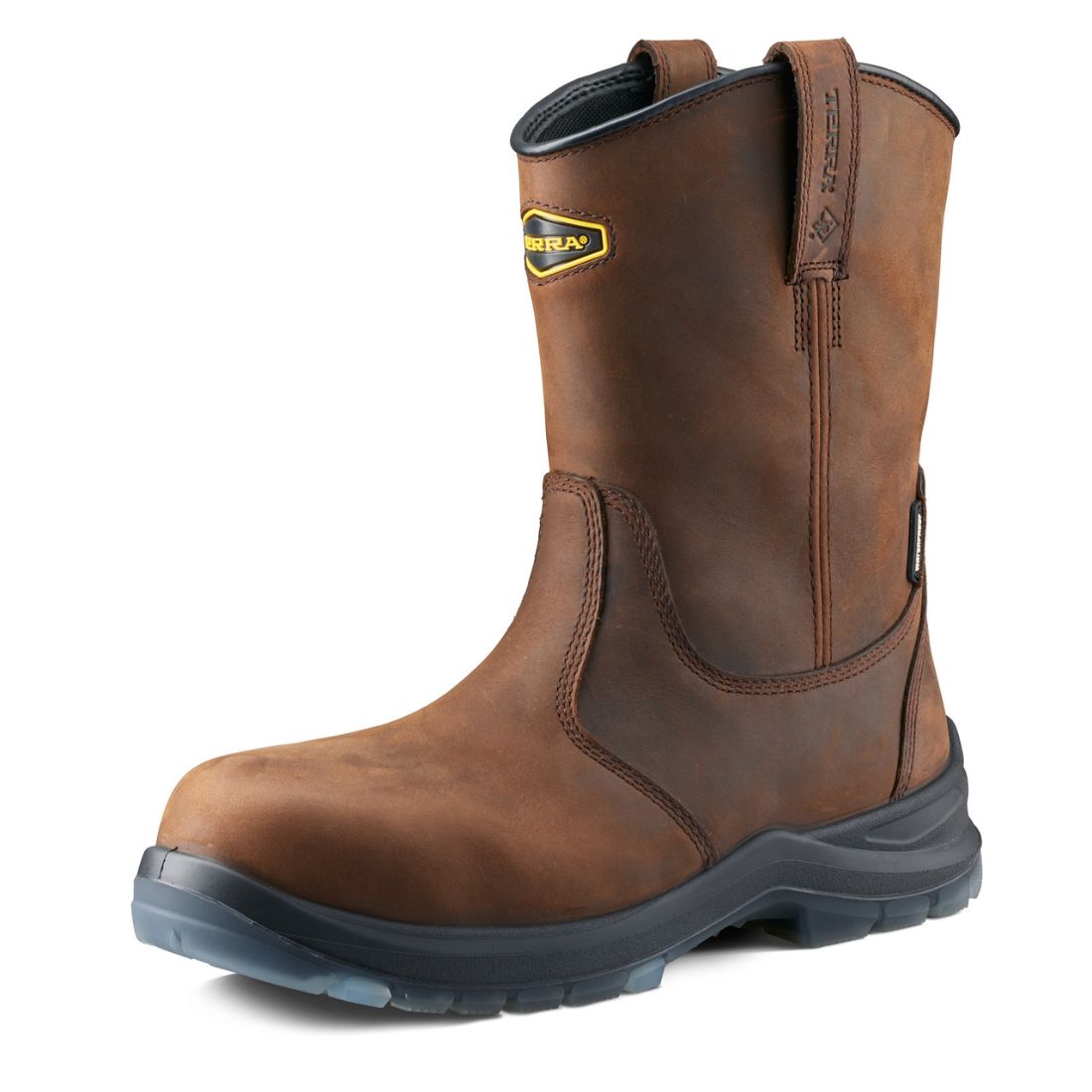 Terra Murphy Waterproof Unisex 8 Composite Toe CSA Pull-On Work Boot 1283DB - Durable Safety Footwear for Construction, Warehouse & Outdoor Work