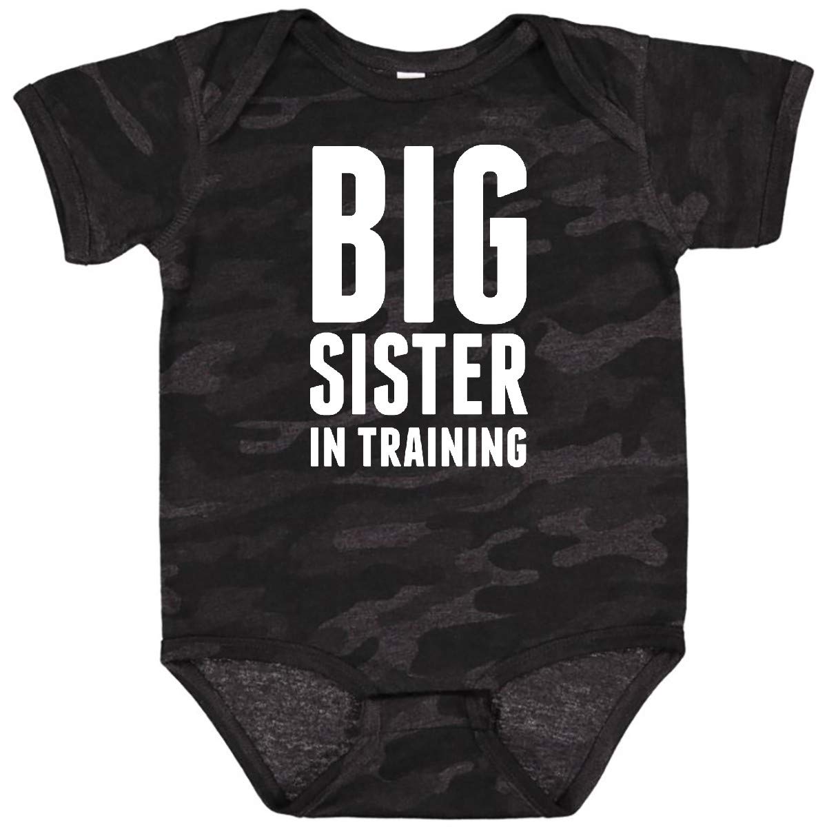 Inktastic Big Sister in Training Baby Bodysuit - Cute Sibling Outfit for Newborn Girls & Toddlers - Perfect for Family Photos, Birth Announcements & Sibling Bonding Moments