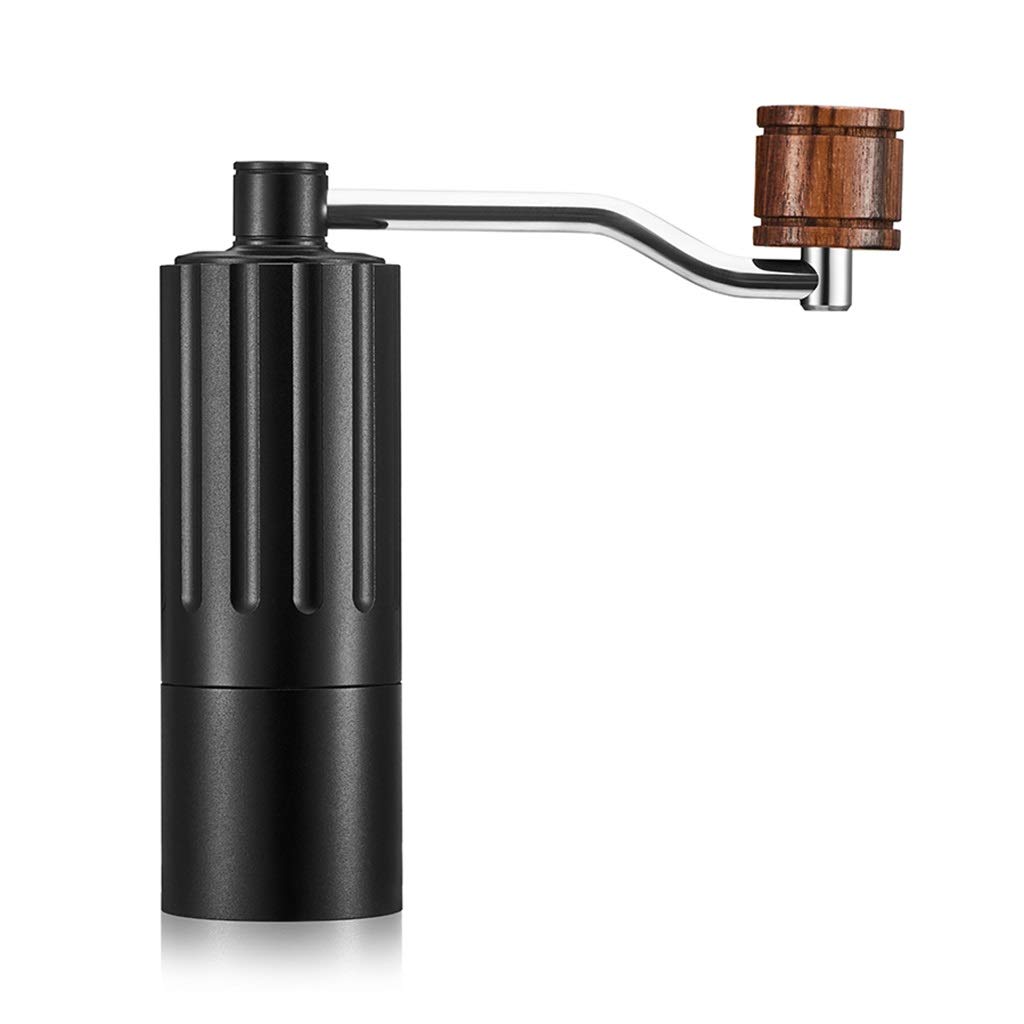 Premium Manual Coffee Grinder - Hand Crank Espresso Bean Mill with Fast & Labor-Saving Grinding, 25-28g Capacity (Black) | Perfect for Home Brewing, Camping & Travel Coffee Lovers