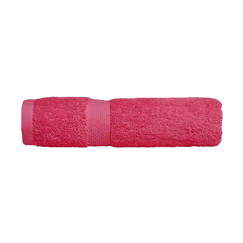 Premium 100% Combed Cotton Bath Towels - Soft & Absorbent Fuchsia Towel Set for Spa, Gym & Luxury Bathroom | Quick-Dry & Skin-Friendly