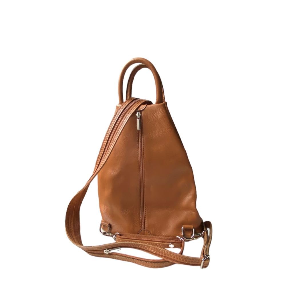 Stylish Convertible Leather Backpack Purse for Women - Waterproof Travel Laptop Bag with Adjustable Straps - Perfect for Work, School & Outdoor Adventures