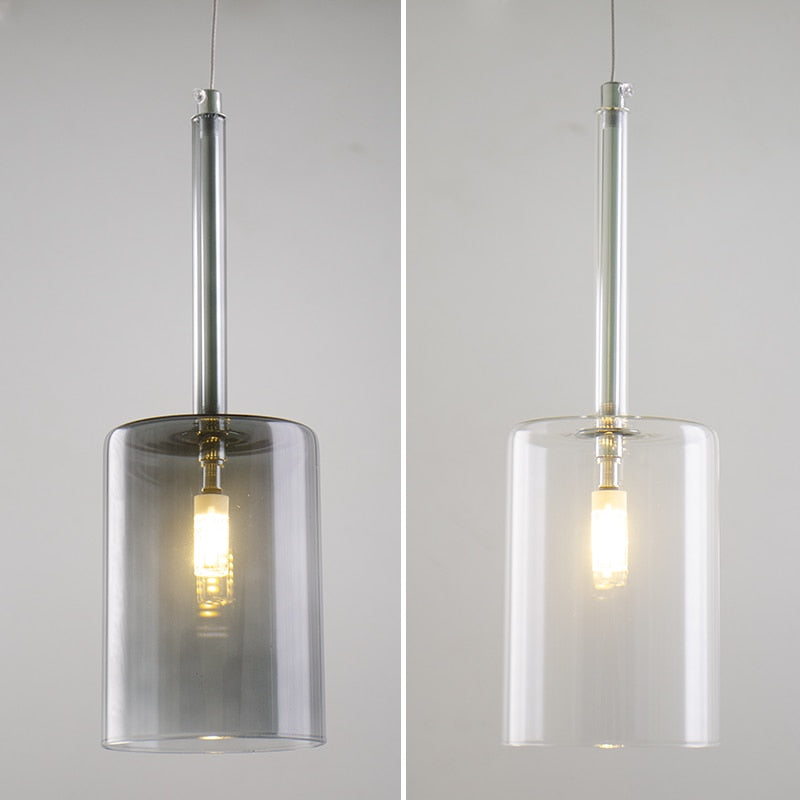 Stylish Glass Pendant Hanging Lights for Modern Home Decor - Perfect for Dining Room, Kitchen Island & Bedroom Lighting