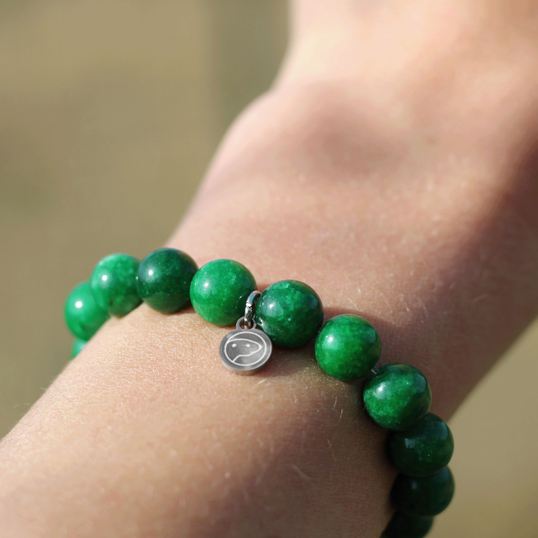 Natural Green Jade Stone Bracelet for Women - Handmade Healing Crystal Jewelry for Meditation, Yoga & Positive Energy