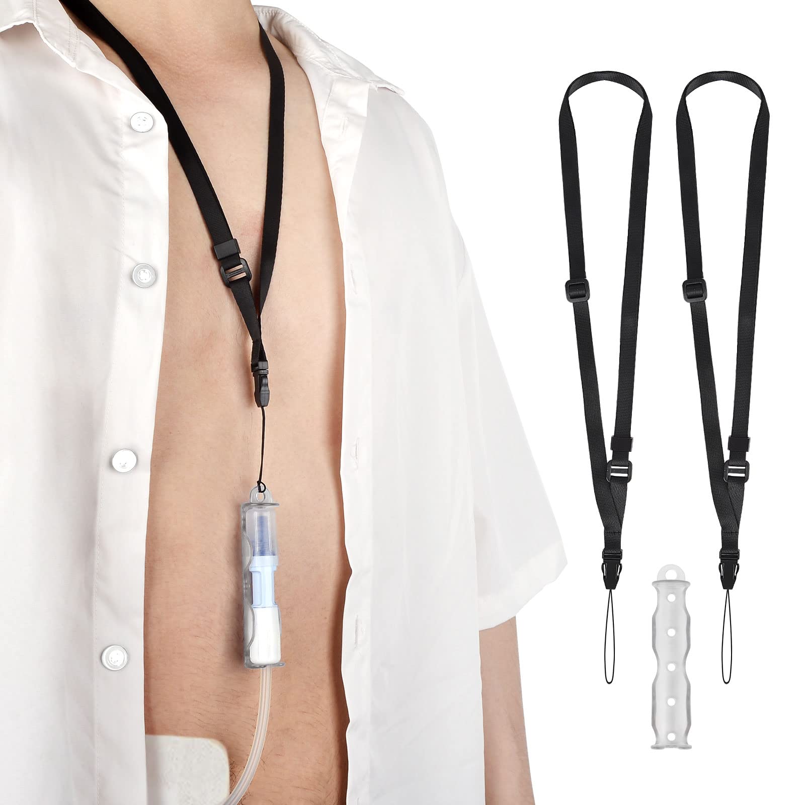 Baxter 5C4482 PD Catheter Holder with Adjustable Lanyards for Shower Support