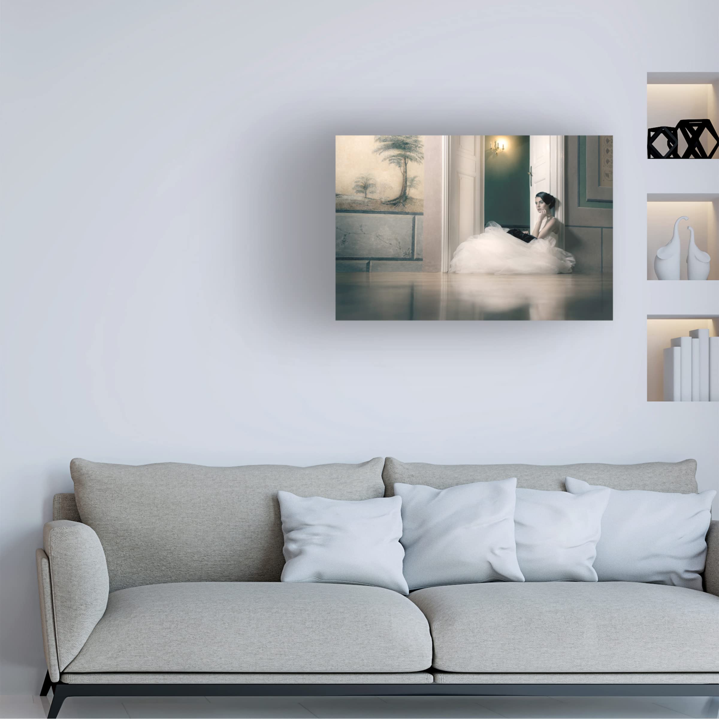 Piotr Werner 'Longing' Canvas Wall Art Print - Modern Home Decor for Living Room, Bedroom & Office | Trademark Fine Art Collection