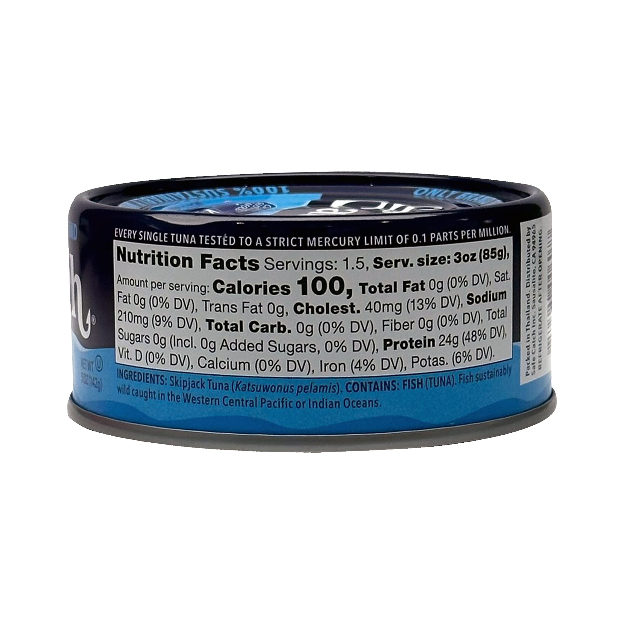 SafeCatch Wild Elite Tuna - 5 oz Can | Mercury Tested, Sustainably Caught | Perfect for Salads, Sandwiches & Healthy Meals