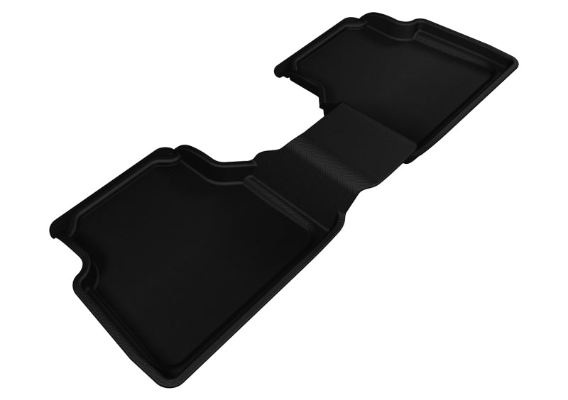 3D MAXpider Custom Fit All-Weather Floor Mats for 2009-2019 Volkswagen Tiguan & Tiguan Limited (2nd Row) - Kagu Black - Waterproof & Durable Car Mats for SUV Interior Protection