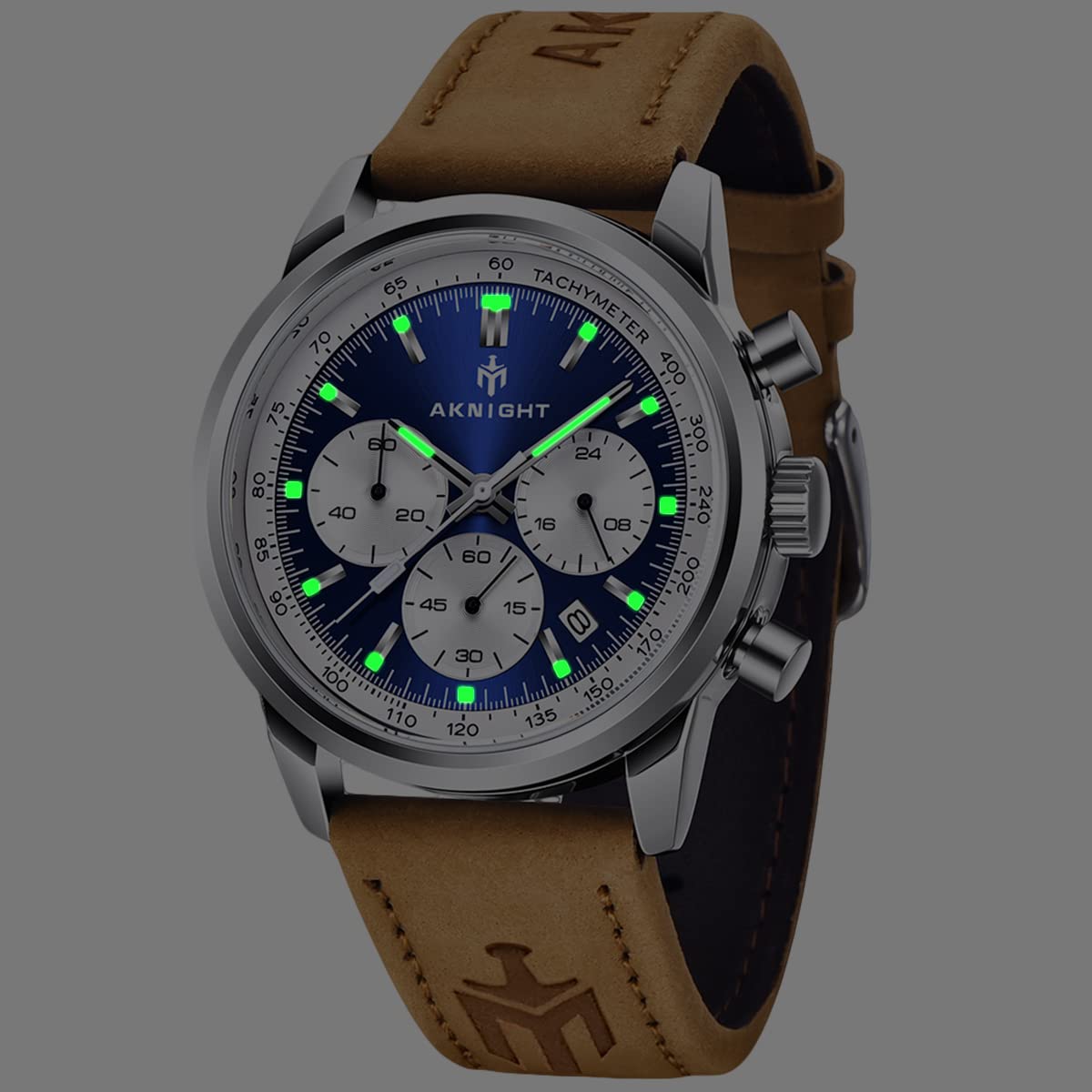 Men's Waterproof Stainless Steel Chronograph Watch - Analog Quartz Wristwatch for Business, Sport & Work | Durable Fashion Accessory for Everyday Wear, Outdoor Activities & Formal Occasions