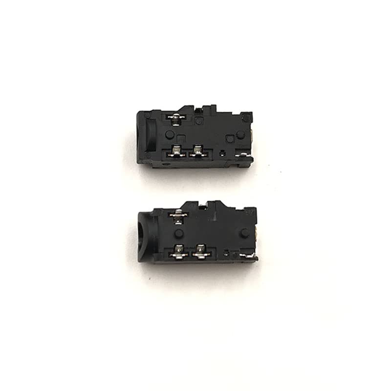 2pcs Replacement Earphone Jack Socket for Nintendo Switch Lite NS Console - Headphone Audio Port Repair Part (Compatible with Switch) - Perfect for Gaming, Travel, and Home Entertainment