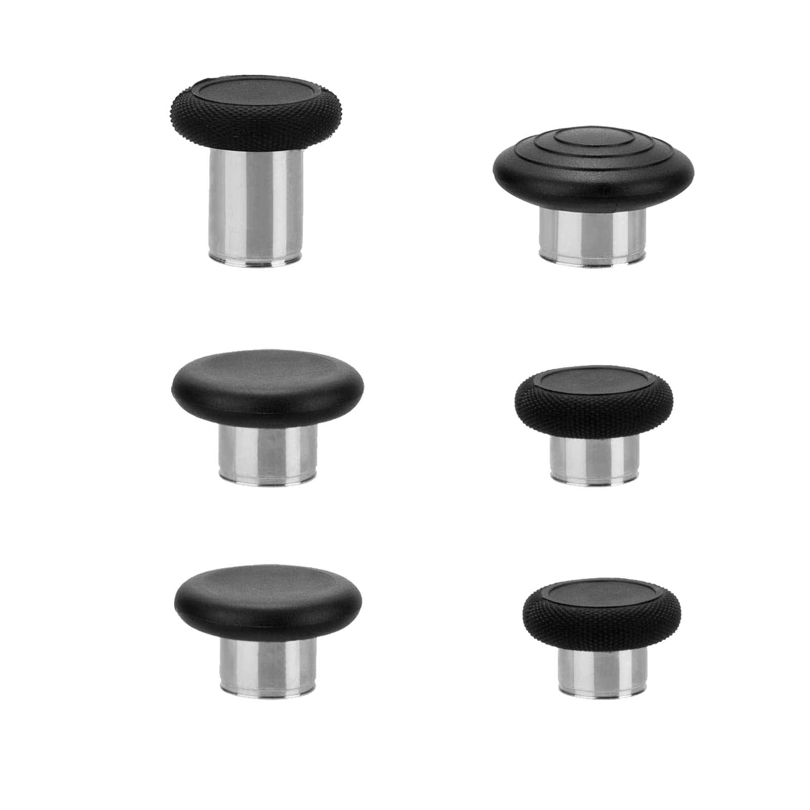 6 Pack Magnetic Thumbsticks for Xbox One Elite Controller Series 2 - Black Replacement Joysticks for Enhanced Gaming Performance | Perfect for FPS, Racing & Action Games